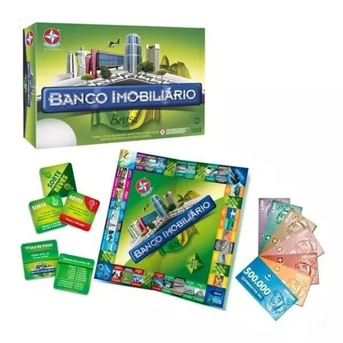 JOGO DE TABULEIRO BANCO IMOBILIARIO MUNDO ORIGINAL ESTRELA