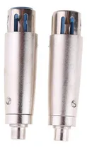 Comprar 2 Adaptadores Phono Plug Xlr De 3 Pines