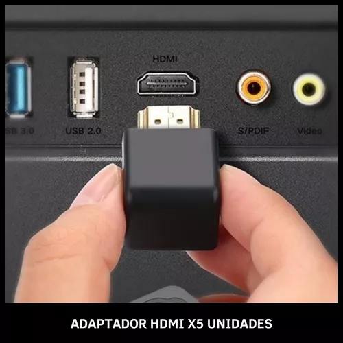 HDMI Hembra/Hembra Tipo Codo