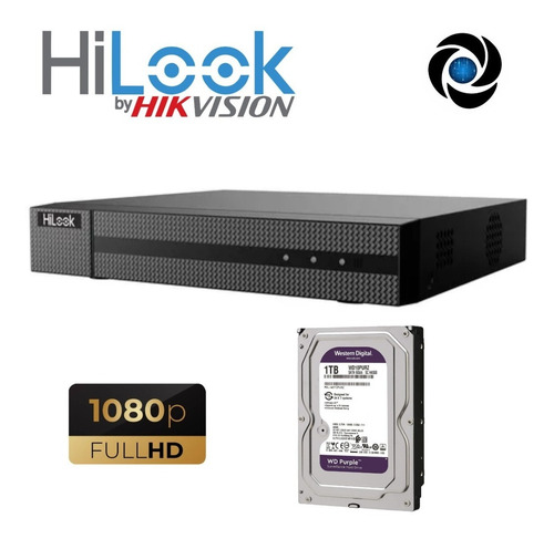 Imagen 1 de 8 de Dvr 4ch Hikvision Fullhd Cctv Hdmi Vga P2p + Disco Rigid 1tb