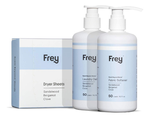 Frey Detergente Para Ropa, Aroma A Sándalo, Botella De 16 .