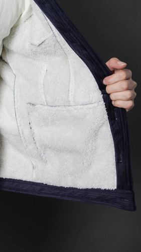 Imagen 6 de 6 de Campera Corderoy No End 38410 Hombre