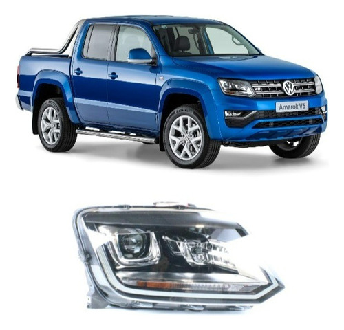 Farol Amarok 17 2018 2019 2020 2021 2022 2023 C/led C/motor