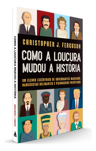 Como a loucura mudou a História, de Ferguson, Christopher. Editora Nova Fronteira Participações S/A, capa mole em português, 2022