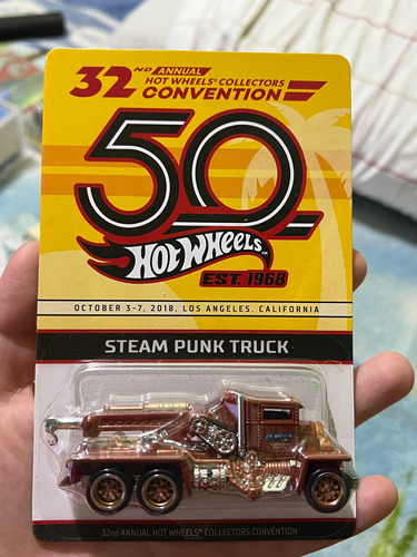 Hot Wheels Rlc Convencion Convention Gomas Steam Punk Truck