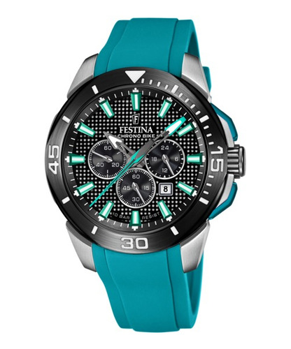 Reloj Festina F20642.3 Para Hombre Fechador Multifunción