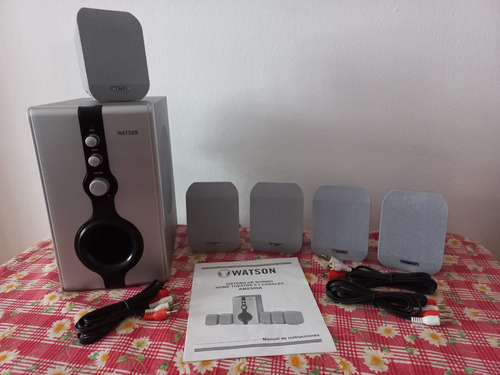 Home Theater Watson 5.1 - Mod Am5309a Gris (Usado)