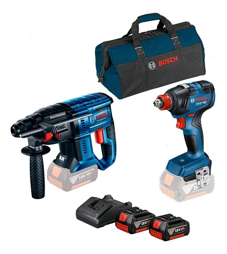 Chave De Impacto Bosch Gdx 18v-200 Martelete Gbh 180li 