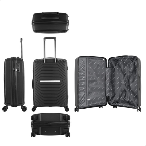 Kit Conjunto 3 Malas Best M70 4 Rodas Pmg Tsa Duravel