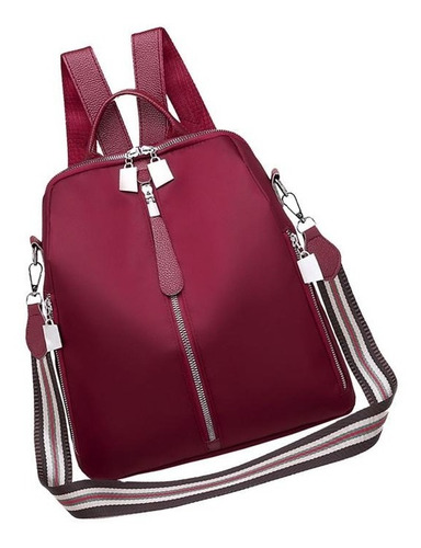 Imagen 1 de 3 de Bolsa Backpack Mochila 3 Cierres Elegante Envío Gratis