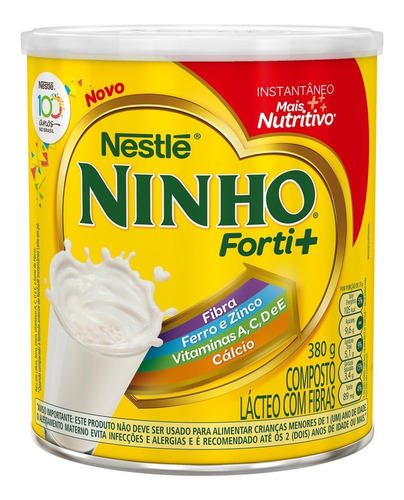 Ninho Instantâneo Forti+ Lata 380g