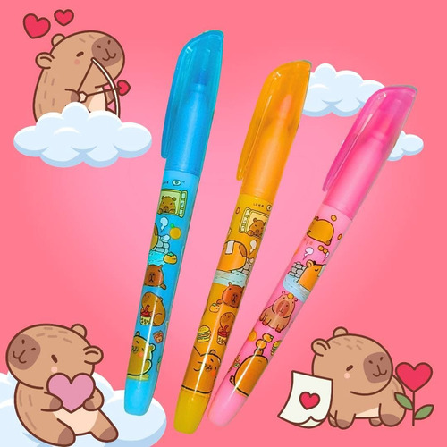Capibara Marcatextos Marcadores Fluorescentes Kit 3 Piezas