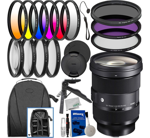 A  in Dg Dn Art Lens Para Sony Accesorio Lujo:kit Filtro