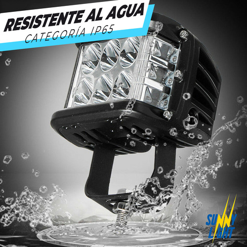 2 Faros Led Dually 35w Side Shooter Vision Lateral Jeep Rzr