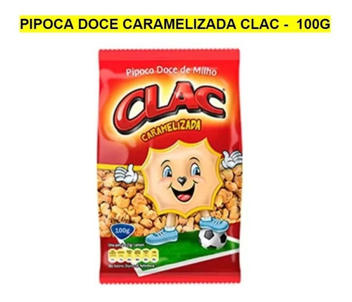 Pacote Pacote Pipoca Doce Caramelizada 100g - Clac