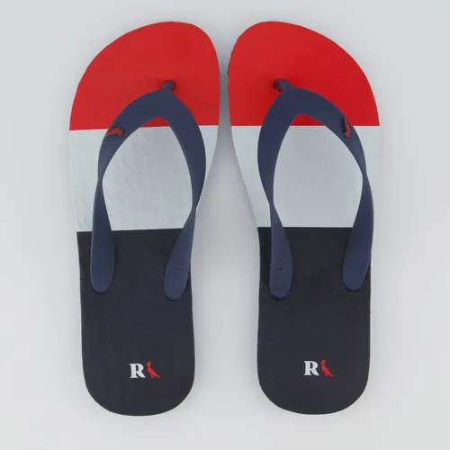 Chinelo Reserva Trancoso Branco E Vermelho Azul - 39.40 Br