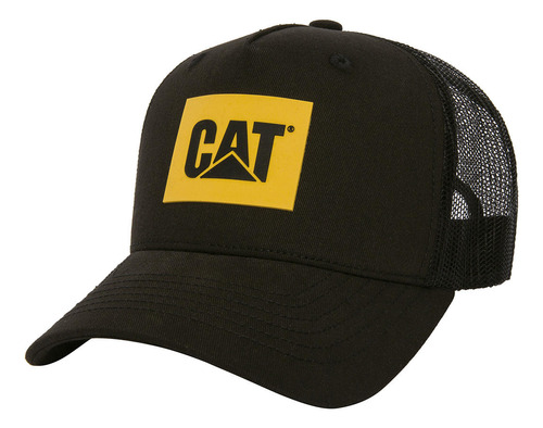 Jockey Casual Hombre Cat Logo 5-panel Trucker Negro Cat