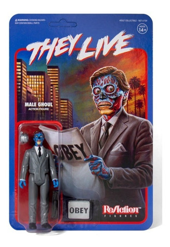 Male Ghoul They Live Reaction Super7 Collectible