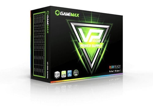 Fuente De Poder Vp-600-rgb Gamemax Apfc 80 Bronze