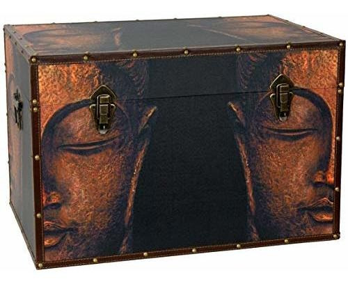 Baúl De Almacenamiento De Muebles Orientales Buda