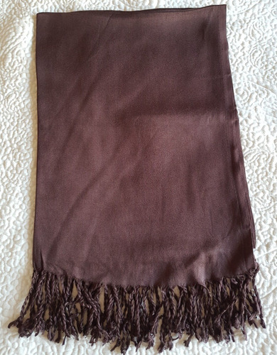 Chalina Pashmina Arabe Traída De Egipto Marron (calidad Sup)