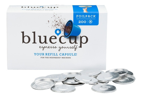 Bluecup - Pack Tapas Y Capsulas Extra Para Nespresso