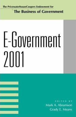 Libro E-government 2001 - Mark A. Abramson