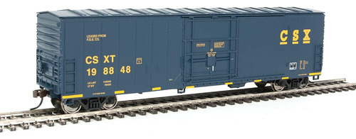 Walthers Trainline Ho Scale 1/87 Boxcar Csx, Modelo 931-1804