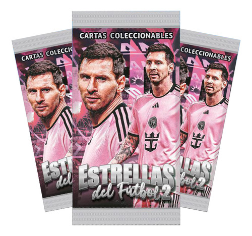 Cartas Estrellas Del Fútbol 2 - Pack X 25 Sobres