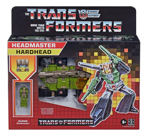 Figura Transformers - Duros Headmaster Hardhead 14cm Hasbro