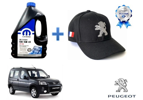 Garrafa Aceite Mopar + Gorra Peugeot Grand Raid 2007 A 2010