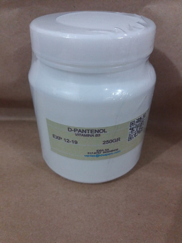 Dexpantenol D-pantenol Vitamina B5 Ácido Pantoténico 250 Gr.