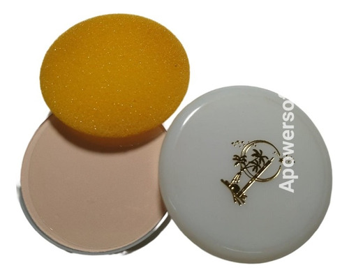 Antiguo Polvo Compacto Maderas Estuche Blanco Myrurgia Retro