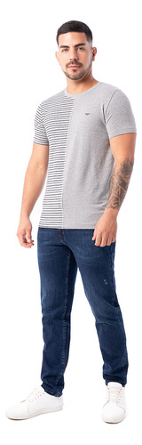 Pantalon Moda Denim Stretch Hombre Grehy