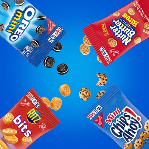 Oreo - Minigalletas, Chips Ahoy! Minigalletas, Nutter Butter