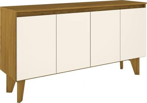 Imagen 1 de 6 de Buffet Aparador 4 Puertas Bargueño Con Patas Mesa Buffet