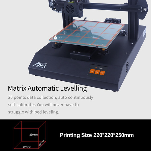 Anet Et4 Pro Upgrade Alta Precisión Impresora 3d Ultra Silen