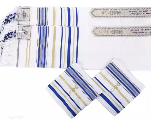 Talit Gadol Prayer Shawl Tallit Mesianico Manto Profetico