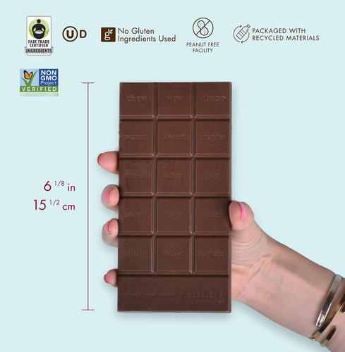 Barras De Chocolate Negro Mango Y Chile Sin Conservantes