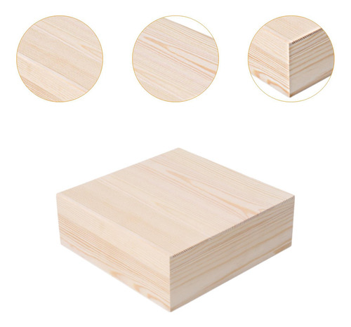 Caja De Almacenamiento De Madera Joya De Joya Portátil De L