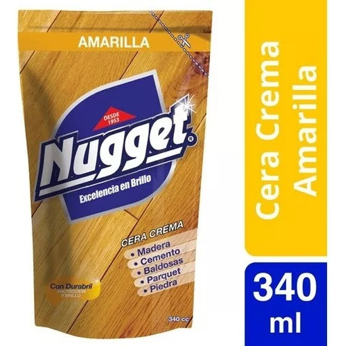Cera Para Pisos En Crema Doypack 340cc Amarillo - Nugget