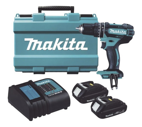 Rotomartillo Atornillador Inalambrico 18v Makita Dhp482sye