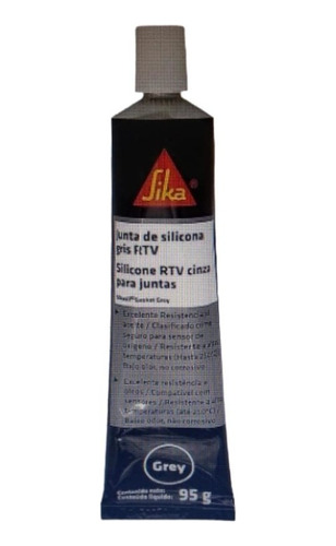 Junta De Silicona Gris Rtv Sika 