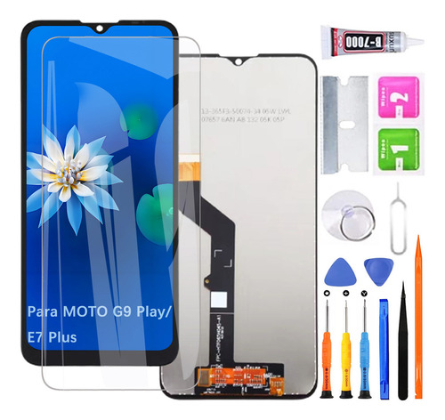 Pantalla Para Moto G9 Play / E7 Plus XT2083 XT2081 Display