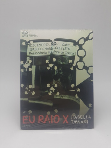 Dvd + Cd Isabella Taviani - Eu Raio X Ao Vivo / Digipack