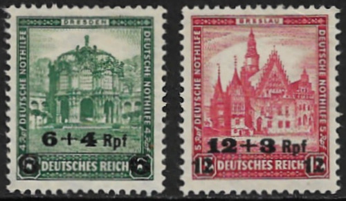Alemania - Deustches Reich - Mi 463 - 464 - Serie Nueva 