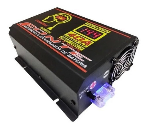 Imagem 3 de 4 de Fonte Automotiva Chaveada 14,4v 40 Amperes Bivolt Voltímetro