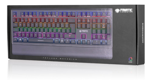 Teclado Gamer Mecánico Micronics Vanquish Fk-1003 Rainbow