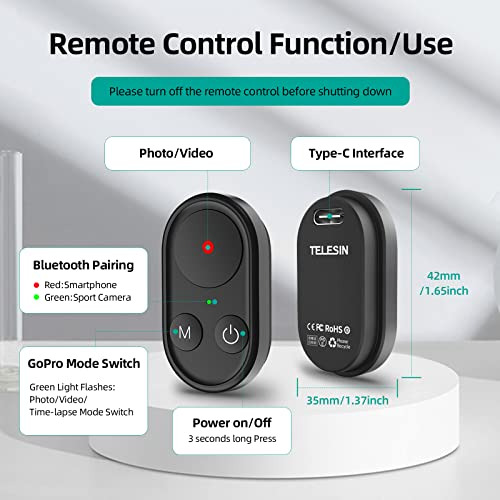 Selfie Stick Trípode Afaith Con Control Remoto Para Gopro Y