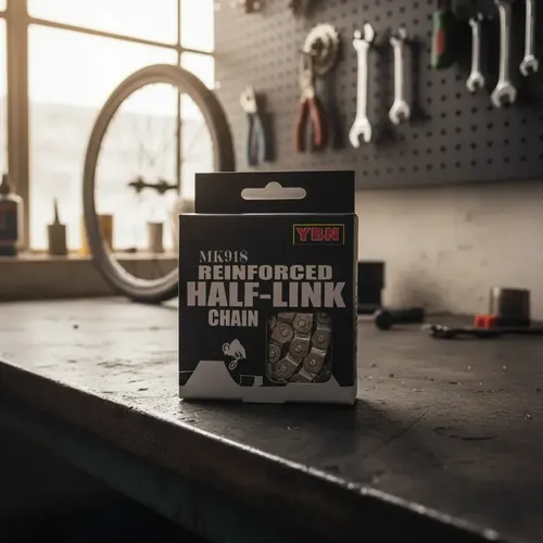 Corrente Bmx Ybn Halflink Meio Elo Grossa Single Speed Bmx Cor